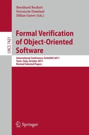 Cover of: Formal Verification Of Objectoriented Software International Conference Revised Selected Papers