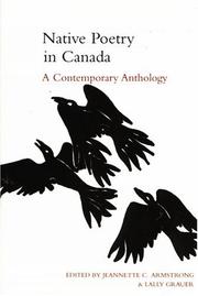 Cover of: Native poetry in Canada by edited by Jeannette C. Armstrong & Lally Grauer.