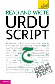 Cover of: Read And Write Urdu Script