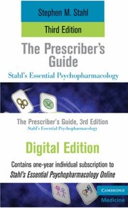 The Prescribers Guide by Stephen Stahl