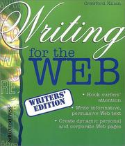 Cover of: Writing for the Web (Writers' Edition) (Self-Counsel Writing Series) by Crawford Kilian