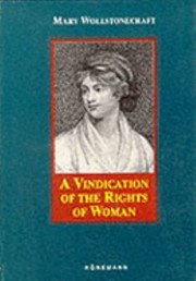 Cover of: A Vindication Of The Rights Of Men And A Vindication Of The Rights Of Woman