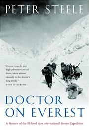 Cover of: Doctor on Everest by Steele, Peter