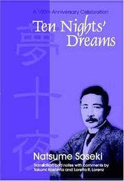 Cover of: Ten Nights' Dreams by Natsume Sōseki