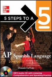 Cover of: Ap Spanish Language 20121013