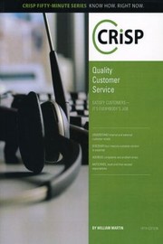 Cover of: Quality Customer Service
            
                Crisp FiftyMinute Books Paperback