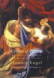 Crimes of Passion by Howard Engel