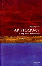 Cover of: Aristocracy
            
                Very Short Introductions