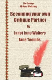 Cover of: Becoming Your Own Critique Partner