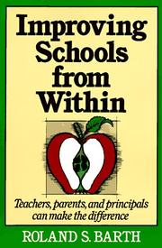 Cover of: Improving Schools from Within by Roland S. Barth