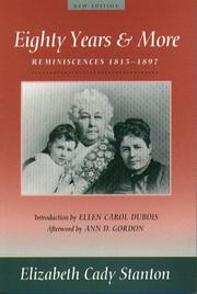 Cover of: Eighty years and more: Reminiscences 1815-1897
