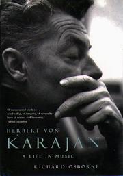 Cover of: Herbert von Karajan: a life in music