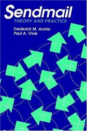 Cover of: Sendmail | Frederick M. Avolio