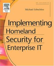 Cover of: Implementing Homeland Security for Enterprise IT