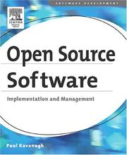 Open source software by Kavanagh, Paul