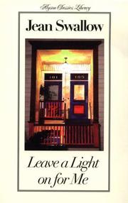 Cover of: Leave a light on for me