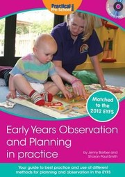 Cover of: EARLY YEARS OBSERVATION  PLANNING IN PR