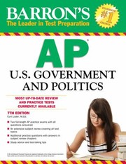 Cover of: Barrons AP US Government and Politics
            
                Barrons AP Unites States Government  Politics