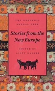 Cover of: The Graywolf Annual Nine by Scott Walker