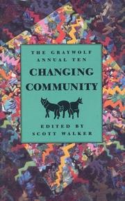 Cover of: The Graywolf Annual Ten by Scott Walker