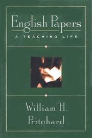 Cover of: English papers: a teaching life
