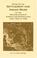 Cover of: Notes on the Settlement and Indian Wars of the Western Parts of Virginia Pennsylvania from 1763 to 1783, Inclusive