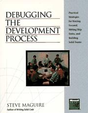 Cover of: Debugging the development process by Steve Maguire