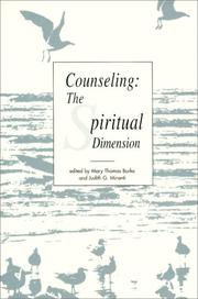 Cover of: Counseling: The Spiritual Dimension