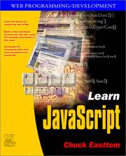 Cover of: Learn JavaScript
