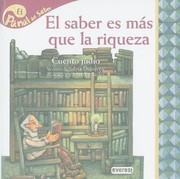 Cover of: El Saber Es Ms Que La Riqueza Cuento Judo