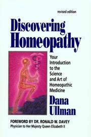 Cover of: Discovering homeopathy: medicine for the 21st century