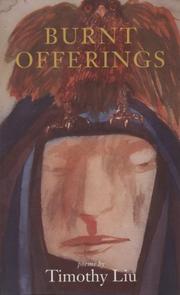 Cover of: Burnt Offerings by Timothy Liu