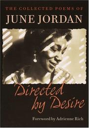 Cover of: Directed by desire: the collected poems of June Jordan