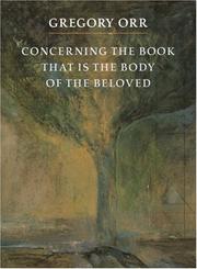 Cover of: Concerning the book that is the body of the beloved