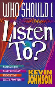 Cover of: Who should I listen to?