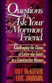 Cover of: Questions to ask your Mormon friend