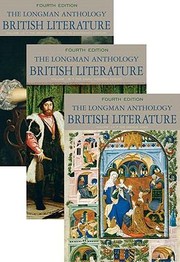Cover of: The Longman Anthology of British Literature Volumes 1A 1B and 1C