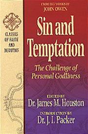 Cover of: Sin and Temptation by John Owen