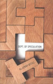 Cover of: Dept of Speculation