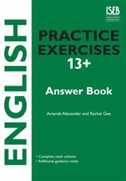Cover of: English Practice Exercises 13 Answer Book