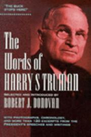 Cover of: The Words of Harry S. Truman (Words of)