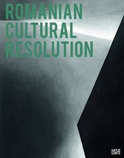 Cover of: Romanian Cultural Resolution by 