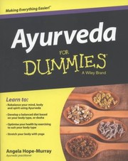 Cover of: Ayurveda for Dummies
            
                For Dummies Lifestyles Paperback