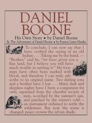 Cover of: Daniel Boone: His Own Story