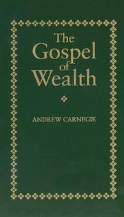 Cover of: Gospel of Wealth (Little Books of Wisdom (Applewood))