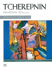 Cover of: Tcherepnin  Bagatelles Op 5
            
                Alfred Masterwork Edition