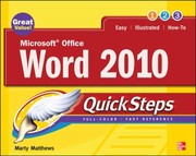 Cover of: Microsoft Office Word 2010 Quicksteps