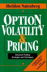 Cover of: Option Volatility & Pricing: Advanced Trading Strategies and Techniques
