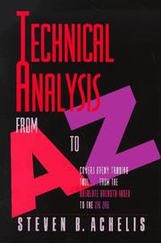Cover of: Technical analysis from A to Z by Steven B. Achelis