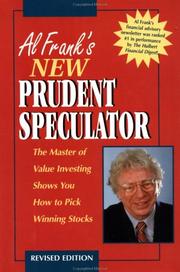 Cover of: Al Frank's new prudent speculator